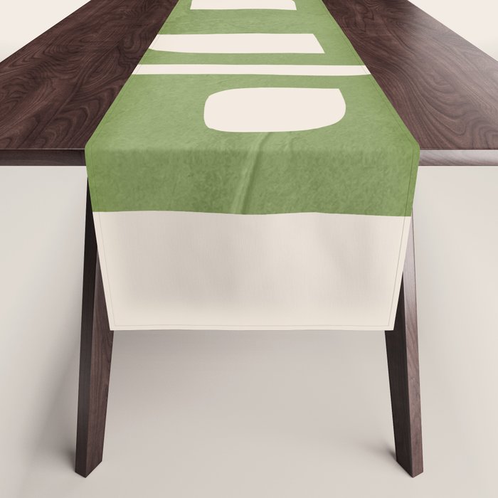 Modern Abstract Shapes 103 Table Runner Gallery Image 1