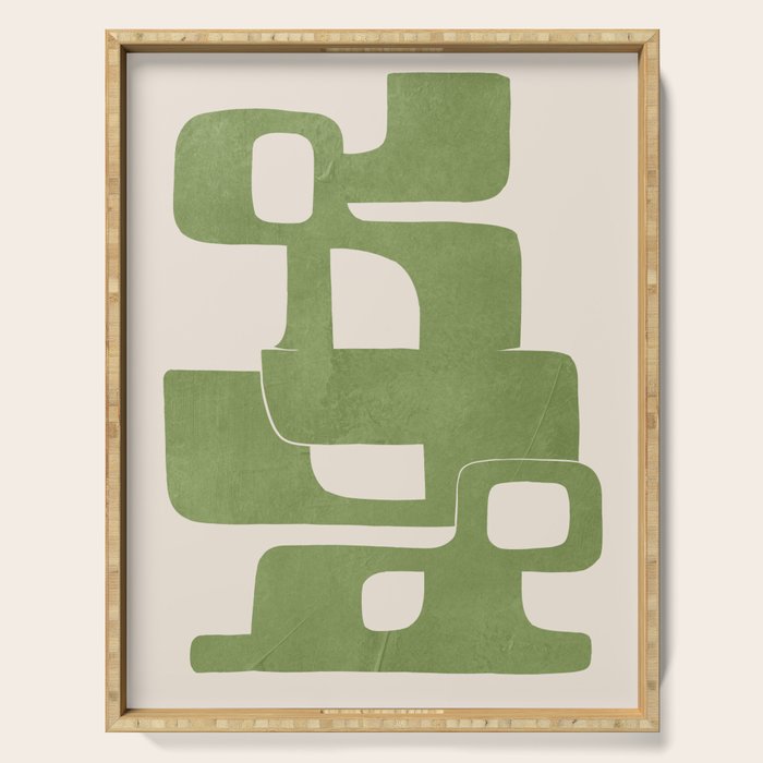 Modern Abstract Shapes 103 Serving Tray Gallery Image 1