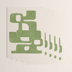 Modern Abstract Shapes 103 Wrapping Paper Gallery Image 3