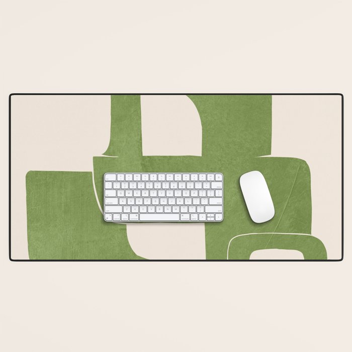 Modern Abstract Shapes 103 Desk Mat Gallery Image 1