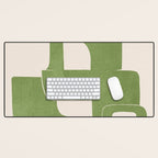 Modern Abstract Shapes 103 Desk Mat Gallery Image 1
