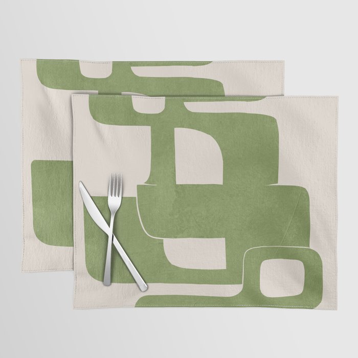 Modern Abstract Shapes 103 Placemat Gallery Image 1