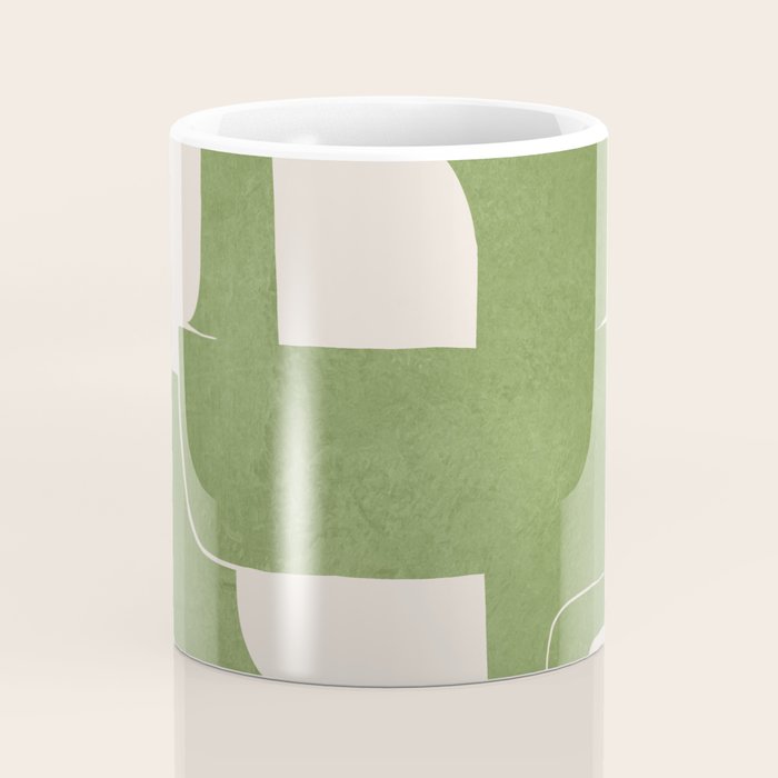 Modern Abstract Shapes 103 Coffee Mug Gallery Image 4
