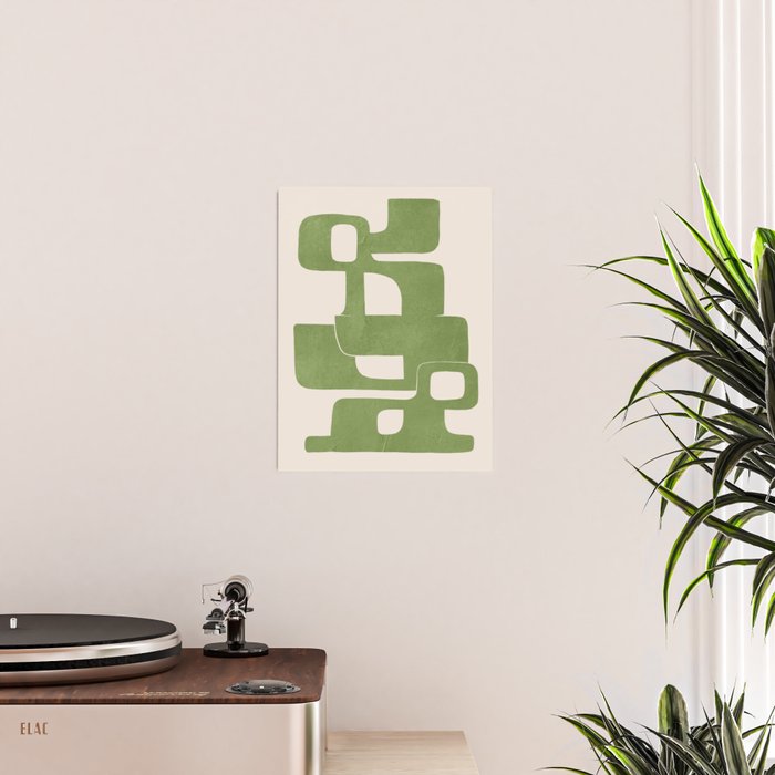 Modern Abstract Shapes 103 Poster Gallery Image 2