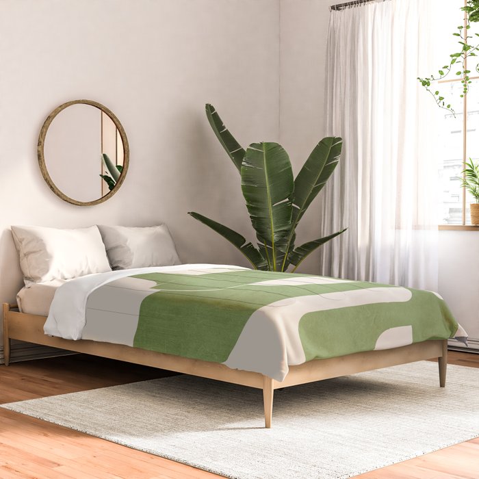 Modern Abstract Shapes 103 Comforter Gallery Image 2