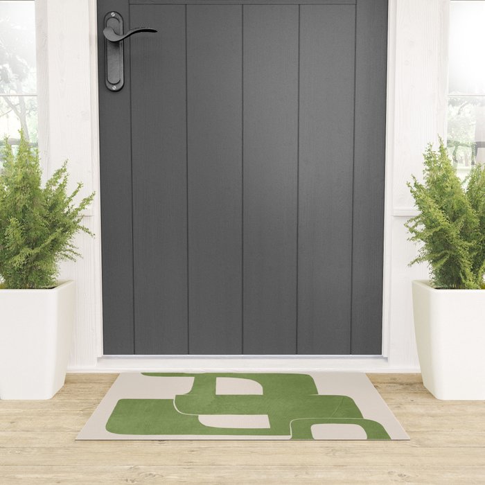 Modern Abstract Shapes 103 Welcome Mat Gallery Image 3