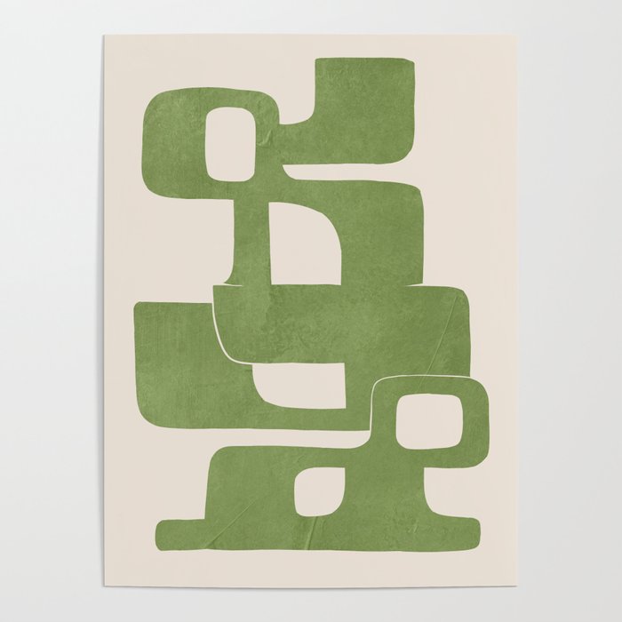 Modern Abstract Shapes 103 Poster Gallery Image 4