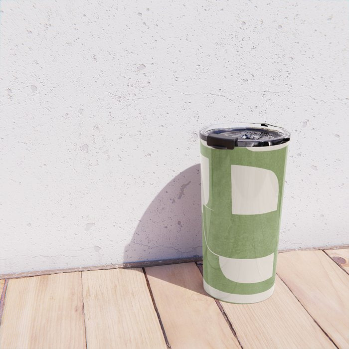 Modern Abstract Shapes 103 Travel Mug Gallery Image 4