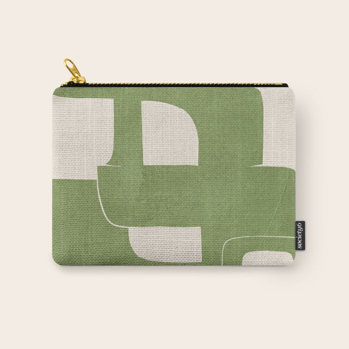 Modern Abstract Shapes 103 Carry All Pouch Gallery Image 1