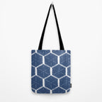 Beach Umbrellas . High Tide Blue Tote Bag Gallery Image 2