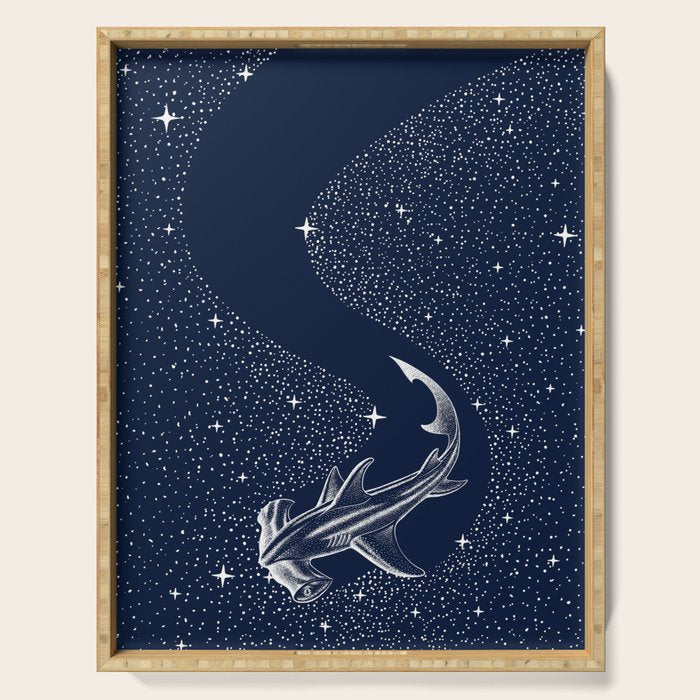 Starry Hammerhead Serving Tray Gallery Image 1