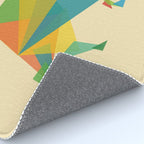 Fractal Geometric Bull Rug Gallery Image 4