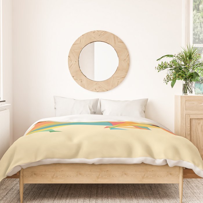 Fractal Geometric Bull Duvet Cover Gallery Image 3