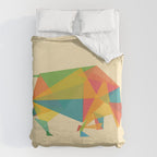Fractal Geometric Bull Duvet Cover Gallery Image 6