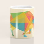 Fractal Geometric Bull Coffee Mug Gallery Image 4