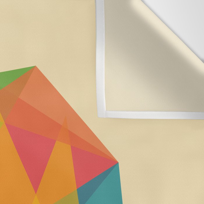 Fractal Geometric Bull Wall Tapestry Gallery Image 3