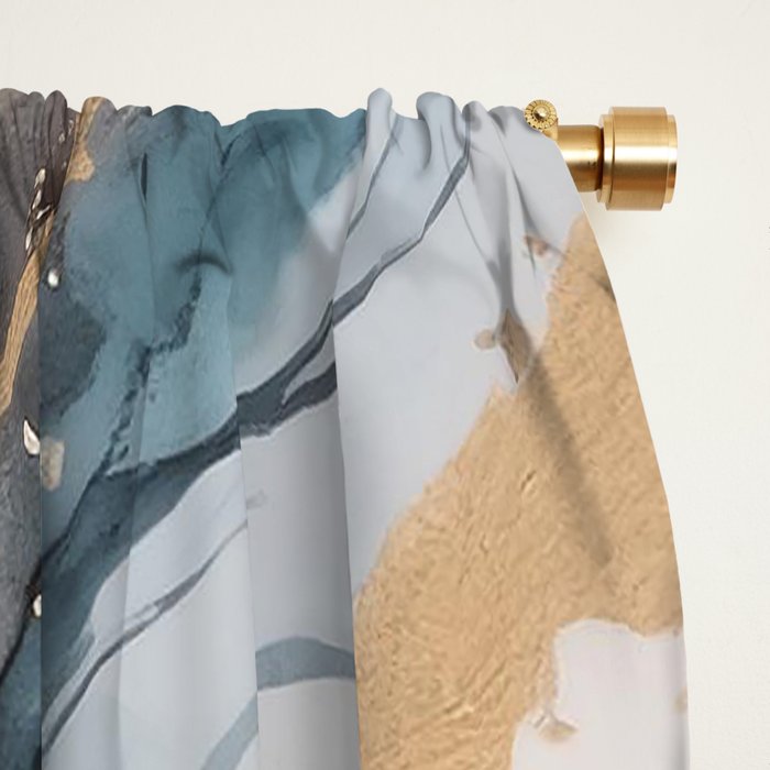 Splash of gold Window Curtain Gallery Image 2