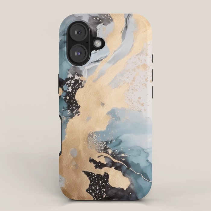 Splash of gold iPhone Case Gallery Image 1