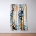 Splash of gold Window Curtain Gallery Image 3
