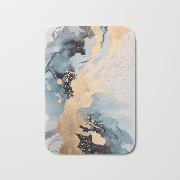 Splash of gold Bath Mat Gallery Image 1