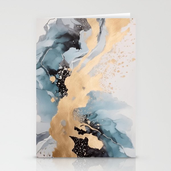 Splash of gold Stationery Card Gallery Image 2