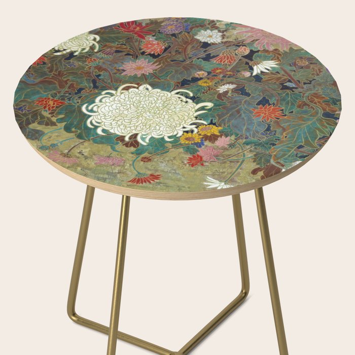 flower Japanese painting Side Table Gallery Image 2