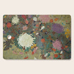 flower Japanese painting Cutting Board Gallery Image 1