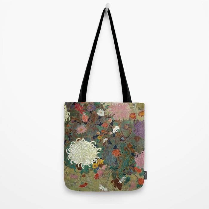 flower Japanese painting Tote Bag Gallery Image 2