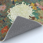 flower Japanese painting Rug Gallery Image 4