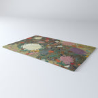 flower Japanese painting Rug Gallery Image 3