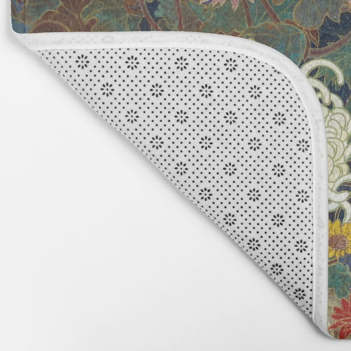 flower Japanese painting Bath Mat Gallery Image 2
