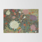 flower Japanese painting Rug Gallery Image 2