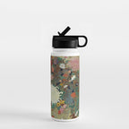 flower Japanese painting Water Bottle Gallery Image 1