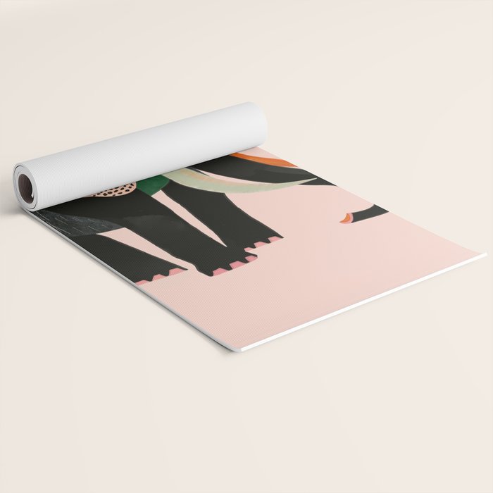 Abstract Elephant Yoga Mat Gallery Image 2