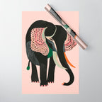Abstract Elephant Wrapping Paper Gallery Image 1