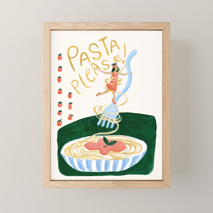 Pasta Please! Mini Art Print Gallery Image 1