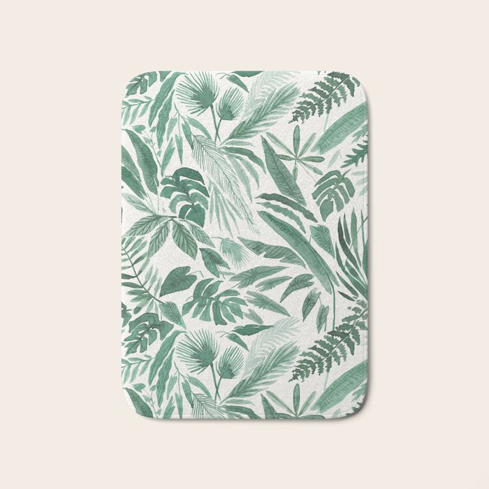 Tropical Palm Bath Mat Gallery Image 1
