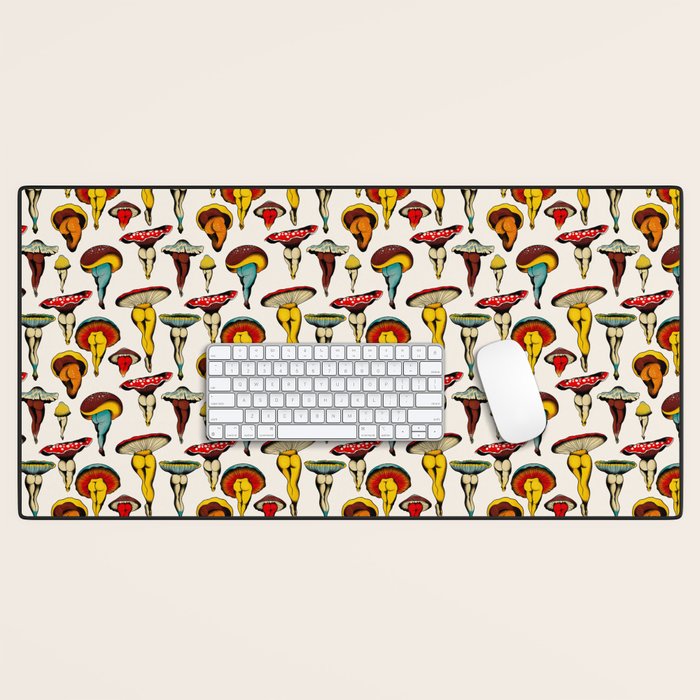 SEXY MUSHROOMS Desk Mat Gallery Image 1