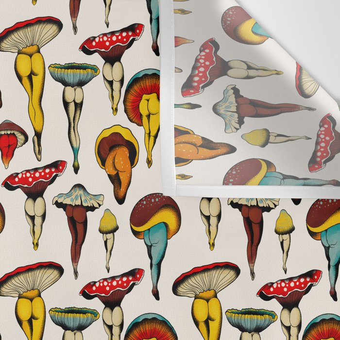 SEXY MUSHROOMS Wall Tapestry Gallery Image 3