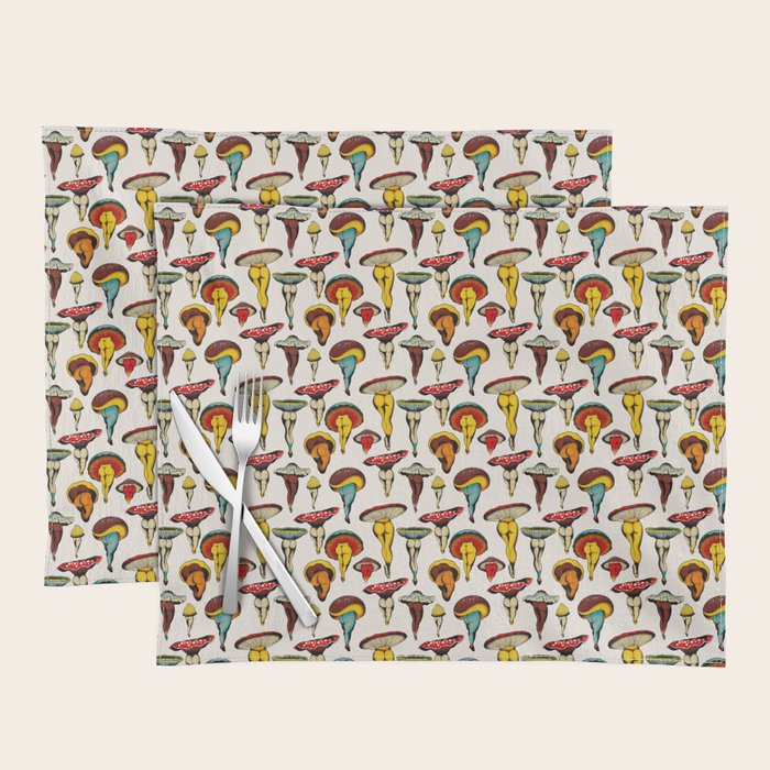 SEXY MUSHROOMS Placemat Gallery Image 1