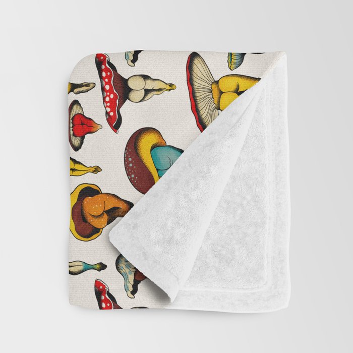 SEXY MUSHROOMS Throw Blanket Gallery Image 3