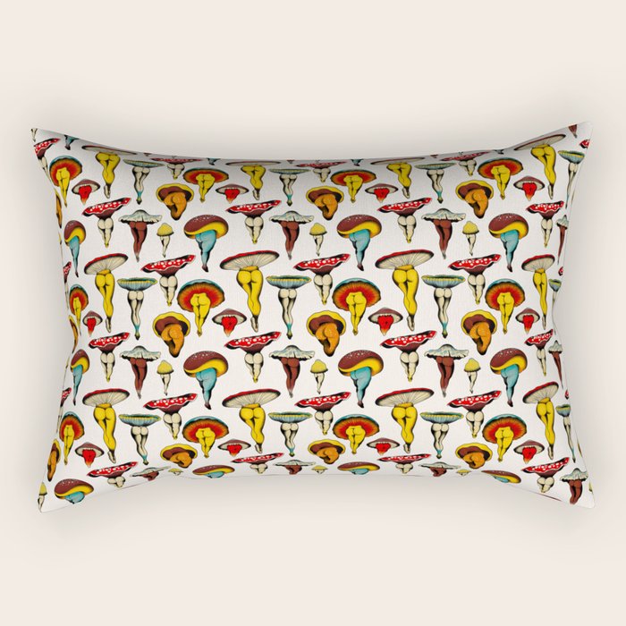 SEXY MUSHROOMS Rectangular Pillow Gallery Image 2