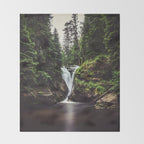 Pure Water - Landscape and Nature Photography Throw Blanket Gallery Image 2