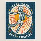 Dead inside but Positive - embrace your inner optimist Jigsaw Puzzle Gallery Image 1