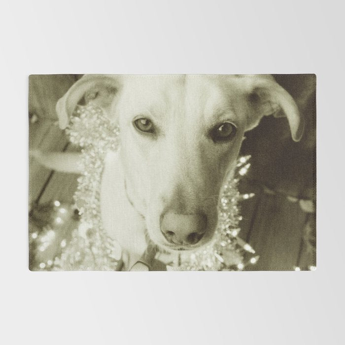 It's Beginning to Look a Lot Like Christmas B&W Rug Gallery Image 2