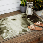 It's Beginning to Look a Lot Like Christmas B&W Outdoor Rug Gallery Image 2