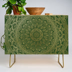 Mandala Royal - Green and Gold Credenza Gallery Image 1