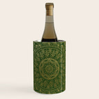 Mandala Royal - Green and Gold Wine Chiller Gallery Image 1