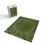 Mandala Royal - Green and Gold Jigsaw Puzzle Gallery Image 2