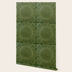 Mandala Royal - Green and Gold Wallpaper Gallery Image 2